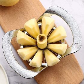 8-Blade Apple Corer Tool And Slicer;  Stainless Steel Ultra-Sharp Fruit Slicer For Pears;  Dragon Fruit