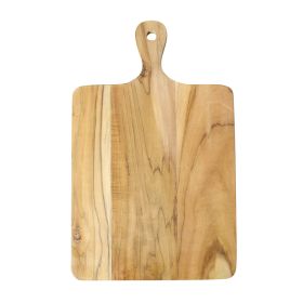WILLART Teak Wood (Sagwan Wood) Wooden Chopping Board | Meat Board | Cutting Board for Kitchen Vegetable Fruit Bread Meat Cheese Pizza and Also Servin