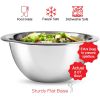 Stainless Steel Mixing Bowls 14 Piece Bowl Set with Measuring Cups and Spoons