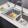 Silicone Kitchen Faucet Absorbent Mat Sink Sponge Holder Foldable Sink Drainer Bathroom Countertop Protector kitchen Organizer