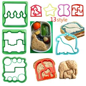 DIY Sandwich Toast Cookies Mold Cake Bread Biscuit Cutter Mould Decorating Tool (size: M)