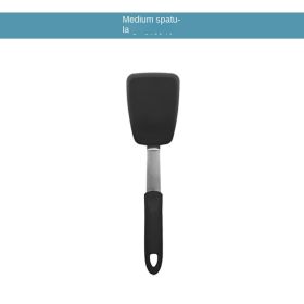 Japanese silica gel frying shovel frying egg shovel frying beef steak leaky shovel non stick pan is applicable to silica gel spatula kitchen tool colo (size: Chinese frying shovel)