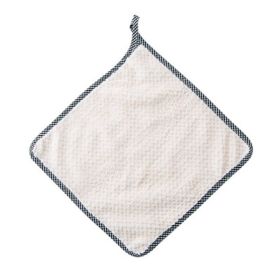 Dish wiping cloth Wholesale dishcloth; pineapple rag; oil free dishcloth; lazy dishcloth; dishcloth; cleaning cloth (colour: Bound off white, Specifications: 30*30cm)