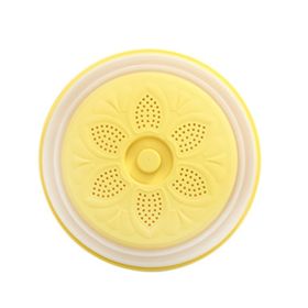 2-in-1 Microwave Splatter Cover With Easy Grip Handle Vented Collapsible Food Cover Vegetables Fruits Washing Basket Specialty (Color: yellow, Ships From: China)
